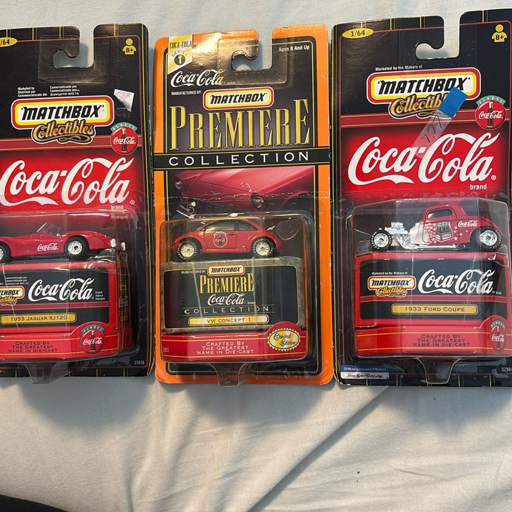 Matchbox Coca Cola cars